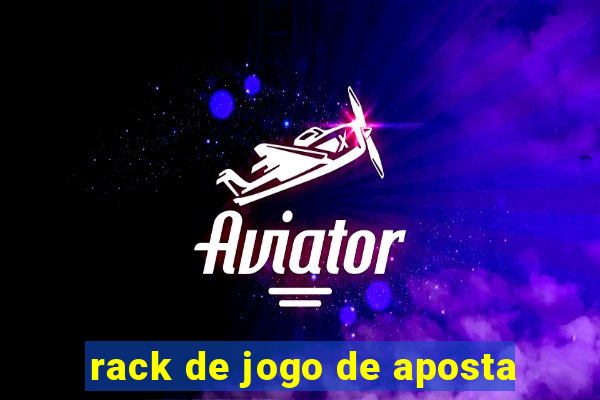 rack de jogo de aposta